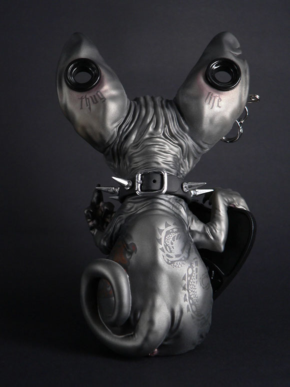 Sphynx; Maneki Neko;SomeStrangeThings; Designer Toys; Toy Art; Barcelona; Strange Stuff; Some Strange Things; sculpt; Marcos Lorenzo; Goth; Punk