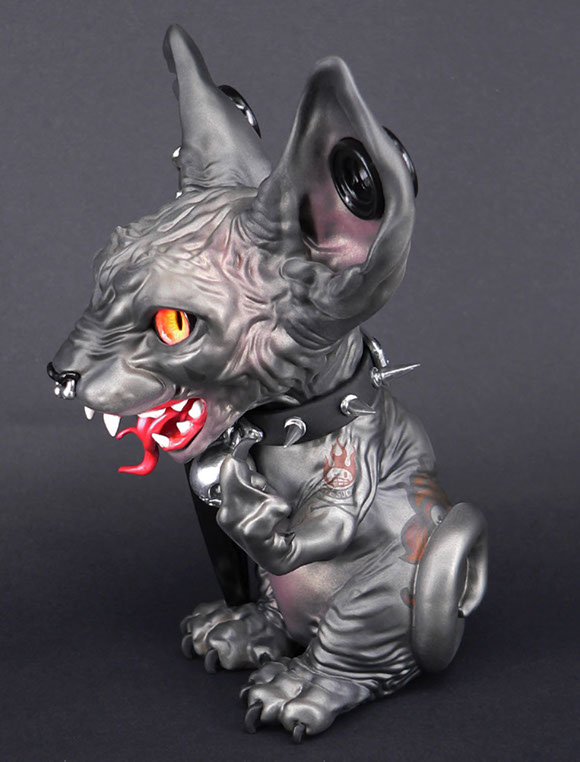 Sphynx; Maneki Neko;SomeStrangeThings; Designer Toys; Toy Art; Barcelona; Strange Stuff; Some Strange Things; sculpt; Marcos Lorenzo; Goth; Punk