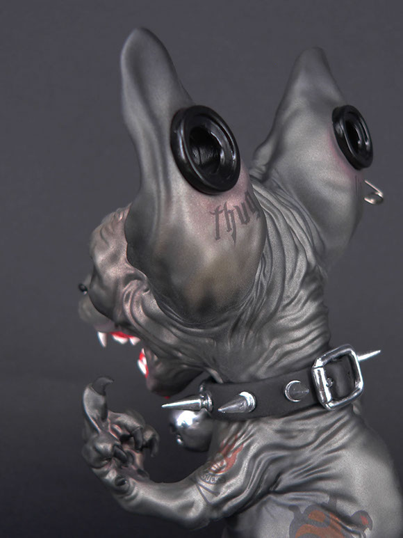 Sphynx; Maneki Neko;SomeStrangeThings; Designer Toys; Toy Art; Barcelona; Strange Stuff; Some Strange Things; sculpt; Marcos Lorenzo; Goth; Punk