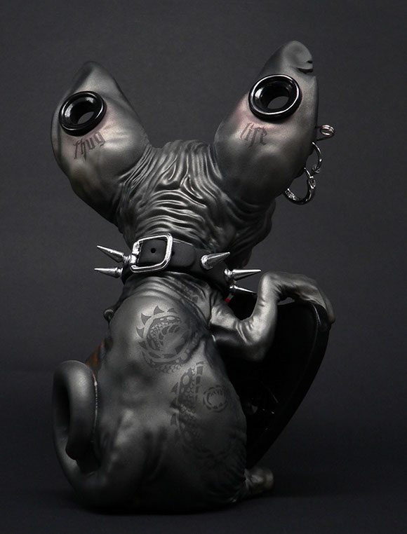 Sphynx; Maneki Neko;SomeStrangeThings; Designer Toys; Toy Art; Barcelona; Strange Stuff; Some Strange Things; sculpt; Marcos Lorenzo; Goth; Punk