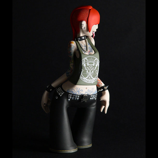 ThreeTimesNever; SomeStrangeThings; Designer Toys; Toy Art; Barcelona; Strange Stuff; Some Strange Things; Three Times Never sculpt; red hair