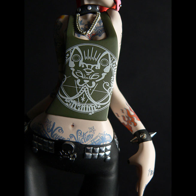 ThreeTimesNever; SomeStrangeThings; Designer Toys; Toy Art; Barcelona; Strange Stuff; Some Strange Things; Three Times Never sculpt; red hair