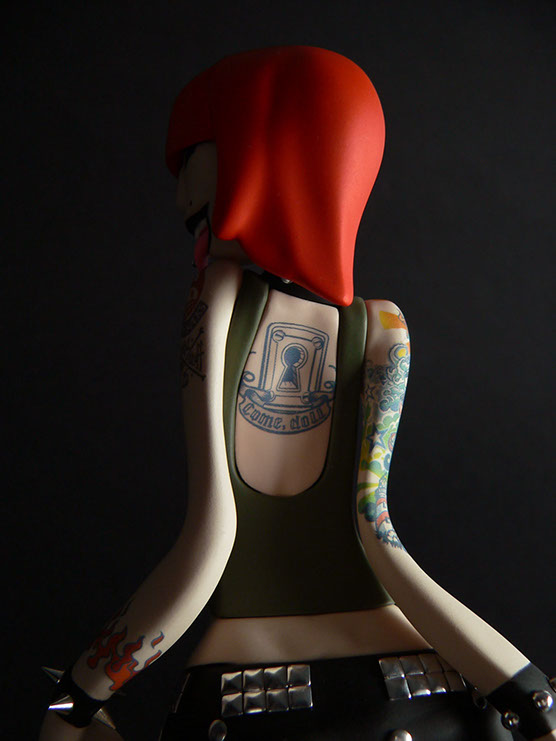ThreeTimesNever; SomeStrangeThings; Designer Toys; Toy Art; Barcelona; Strange Stuff; Some Strange Things; Three Times Never sculpt; red hair