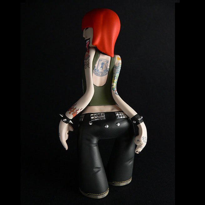 ThreeTimesNever; SomeStrangeThings; Designer Toys; Toy Art; Barcelona; Strange Stuff; Some Strange Things; Three Times Never sculpt; red hair